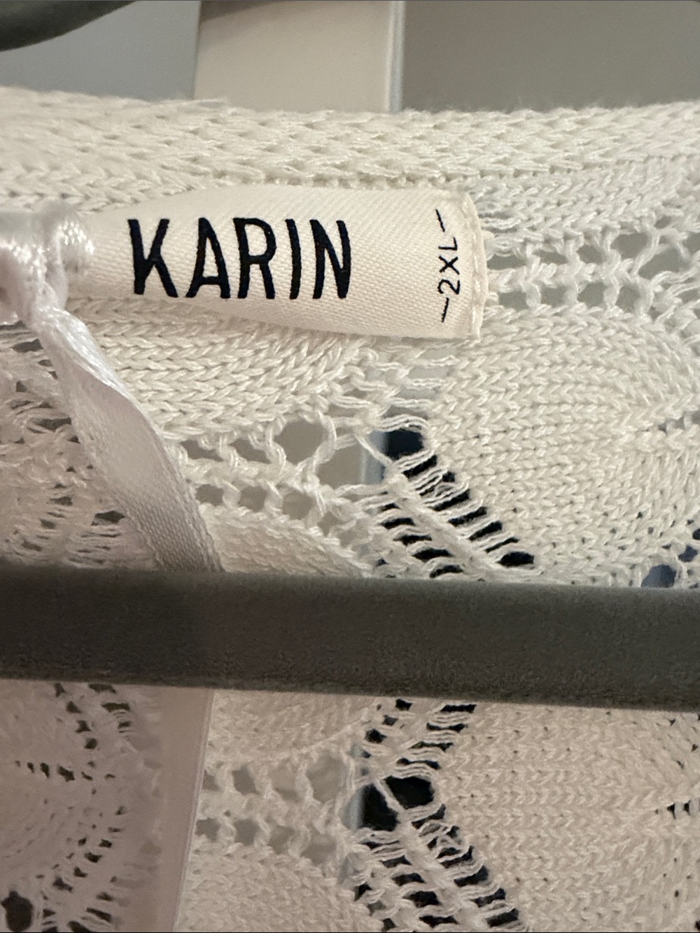 Grace Karan Knit Cardigan - Ivory - Picture 4 of 6